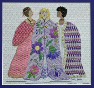 The Three Muses of Embroidery